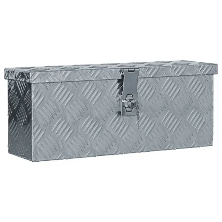 Aluminum box 48.5x14x20 cm silver by vidaXL, Toolboxes - Ref: Foro24-142935, Price: 63,04 €, Discount: %
