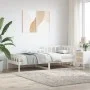 Sofá cama madera maciza de pino blanco 90x200 cm de vidaXL, Camas y somieres - Ref: Foro24-840371, Precio: 92,47 €, Descuento: %