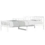 Sofá cama madera maciza de pino blanco 90x200 cm de vidaXL, Camas y somieres - Ref: Foro24-840371, Precio: 92,47 €, Descuento: %
