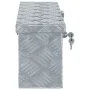 Aluminum box 48.5x14x20 cm silver by vidaXL, Toolboxes - Ref: Foro24-142935, Price: 63,04 €, Discount: %