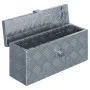 Aluminum box 48.5x14x20 cm silver by vidaXL, Toolboxes - Ref: Foro24-142935, Price: 63,04 €, Discount: %
