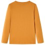 Camiseta infantil de manga larga ocre oscuro 104 de vidaXL, Camisetas para niños - Ref: Foro24-12890, Precio: 8,74 €