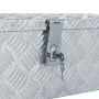 Aluminum box 48.5x14x20 cm silver by vidaXL, Toolboxes - Ref: Foro24-142935, Price: 63,04 €, Discount: %