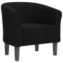 Sillón de tela negra de vidaXL, Sillones - Ref: Foro24-356432, Precio: 167,09 €, Descuento: %