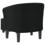 Black fabric armchair with stool by vidaXL, Armchairs - Ref: Foro24-356439, Price: 166,80 €, Discount: %