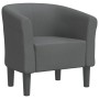 Sillón de tela gris oscuro de vidaXL, Sillones - Ref: Foro24-356430, Precio: 161,12 €, Descuento: %