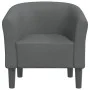 Sillón de tela gris oscuro de vidaXL, Sillones - Ref: Foro24-356430, Precio: 175,83 €, Descuento: %
