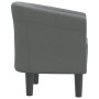 Sillón de tela gris oscuro de vidaXL, Sillones - Ref: Foro24-356430, Precio: 178,84 €