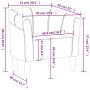 Sillón de tela gris oscuro de vidaXL, Sillones - Ref: Foro24-356430, Precio: 161,12 €, Descuento: %