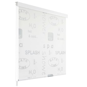 Spritzdusch-Rollo 120x240 cm von vidaXL, Duschvorhang - Ref: Foro24-142873, Preis: 28,30 €, Rabatt: %