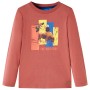 Langarm-T-Shirt für Kinder in der Hennafarbe 128 von vidaXL, Kinder-T-Shirts - Ref: Foro24-12997, Preis: 8,39 €, Rabatt: %