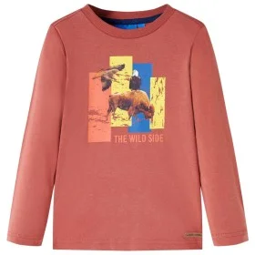 Langarm-T-Shirt für Kinder in der Hennafarbe 104 von vidaXL, Kinder-T-Shirts - Ref: Foro24-12995, Preis: 8,28 €, Rabatt: %