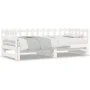 Removable sofa bed solid white pine wood 2x(90x190) cm by vidaXL, Beds and slatted bases - Ref: Foro24-840392, Price: 142,93 ...