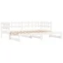 Removable sofa bed solid white pine wood 2x(90x190) cm by vidaXL, Beds and slatted bases - Ref: Foro24-840392, Price: 142,93 ...