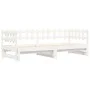 Removable sofa bed solid white pine wood 2x(90x190) cm by vidaXL, Beds and slatted bases - Ref: Foro24-840392, Price: 142,93 ...