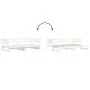 Removable sofa bed solid white pine wood 2x(90x190) cm by vidaXL, Beds and slatted bases - Ref: Foro24-840392, Price: 142,93 ...