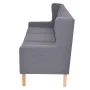 3 seater gray fabric sofa by vidaXL, Sofas - Ref: Foro24-245454, Price: 387,87 €, Discount: %