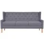 3 seater gray fabric sofa by vidaXL, Sofas - Ref: Foro24-245454, Price: 387,87 €, Discount: %