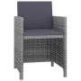 5-piece garden dining set and gray synthetic rattan cushions by vidaXL, Garden sets - Ref: Foro24-43901, Price: 337,92 €, Dis...