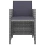 5-piece garden dining set and gray synthetic rattan cushions by vidaXL, Garden sets - Ref: Foro24-43901, Price: 337,92 €, Dis...