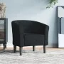 Sillón de terciopelo negro de vidaXL, Sillones - Ref: Foro24-356443, Precio: 155,00 €, Descuento: %