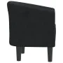 Sillón de terciopelo negro de vidaXL, Sillones - Ref: Foro24-356443, Precio: 155,00 €, Descuento: %