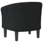Sillón de terciopelo negro de vidaXL, Sillones - Ref: Foro24-356443, Precio: 155,00 €, Descuento: %