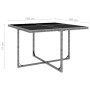 5-teiliges Garten-Essset und graue synthetische Rattankissen von vidaXL, Gartensets - Ref: Foro24-43901, Preis: 342,15 €, Rab...