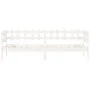 Sofá cama madera maciza de pino blanco 80x200 cm de vidaXL, Camas y somieres - Ref: Foro24-840377, Precio: 96,93 €, Descuento: %