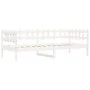 Schlafsofa aus massivem weißem Kiefernholz, 80 x 200 cm von vidaXL, Betten und Lattenroste - Ref: Foro24-840377, Preis: 96,67...