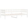 Schlafsofa aus massivem weißem Kiefernholz, 80 x 200 cm von vidaXL, Betten und Lattenroste - Ref: Foro24-840377, Preis: 97,84...