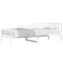 Sofá cama madera maciza de pino blanco 80x200 cm de vidaXL, Camas y somieres - Ref: Foro24-840368, Precio: 105,28 €