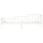 Schlafsofa aus massivem weißem Kiefernholz, 80 x 200 cm von vidaXL, Betten und Lattenroste - Ref: Foro24-840368, Preis: 104,0...