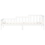 Sofá cama madera maciza de pino blanco 80x200 cm de vidaXL, Camas y somieres - Ref: Foro24-840368, Precio: 105,28 €