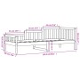 Schlafsofa aus massivem weißem Kiefernholz, 80 x 200 cm von vidaXL, Betten und Lattenroste - Ref: Foro24-840368, Preis: 105,3...