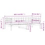 Sofá cama madera maciza de pino blanco 90x200 cm de vidaXL, Camas y somieres - Ref: Foro24-840380, Precio: 101,37 €