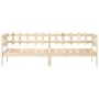 Solid pine wood sofa bed 90x190 cm by vidaXL, Beds and slatted bases - Ref: Foro24-840382, Price: 89,08 €, Discount: %
