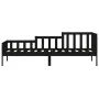 Schlafsofa aus massivem schwarzem Kiefernholz, 90 x 190 cm von vidaXL, Betten und Lattenroste - Ref: Foro24-840375, Preis: 11...