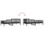 Sofá cama madera maciza de pino negro 90x190 cm de vidaXL, Camas y somieres - Ref: Foro24-840375, Precio: 119,49 €, Descuento: %