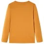 Dark ocher long-sleeved children's t-shirt 92 by vidaXL, Kids T-shirts - Ref: Foro24-12889, Price: 8,64 €, Discount: %