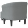 Light gray fabric armchair with stool by vidaXL, Armchairs - Ref: Foro24-356436, Price: 146,53 €, Discount: %