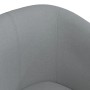 Light gray fabric armchair with stool by vidaXL, Armchairs - Ref: Foro24-356436, Price: 146,53 €, Discount: %