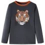 Children's long-sleeved t-shirt anthracite gray 104 by vidaXL, Kids T-shirts - Ref: Foro24-13465, Price: 7,93 €, Discount: %