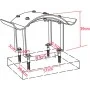 Sombrerete de chimenea de acero inoxidable plateado de vidaXL, Accesorios para hornos de leña y chimeneas - Ref: Foro24-14298...