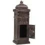 Buzón de columna de aluminio estilo vintage inoxidable bronce de vidaXL, Buzones de correo - Ref: Foro24-43892, Precio: 307,2...