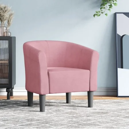 Pink velvet armchair by vidaXL, Armchairs - Ref: Foro24-356446, Price: 172,81 €, Discount: %
