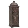 Buzón de columna de aluminio estilo vintage inoxidable bronce de vidaXL, Buzones de correo - Ref: Foro24-43892, Precio: 307,2...