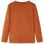 Long-sleeved toasted orange children's t-shirt size 92 by vidaXL, Kids T-shirts - Ref: Foro24-12769, Price: 8,52 €, Discount: %