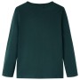 Dunkelgrünes Langarm-T-Shirt für Kinder 104 von vidaXL, Kinder-T-Shirts - Ref: Foro24-12885, Preis: 8,74 €, Rabatt: %