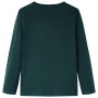 Dunkelgrünes Langarm-T-Shirt für Kinder 128 von vidaXL, Kinder-T-Shirts - Ref: Foro24-12887, Preis: 8,74 €, Rabatt: %